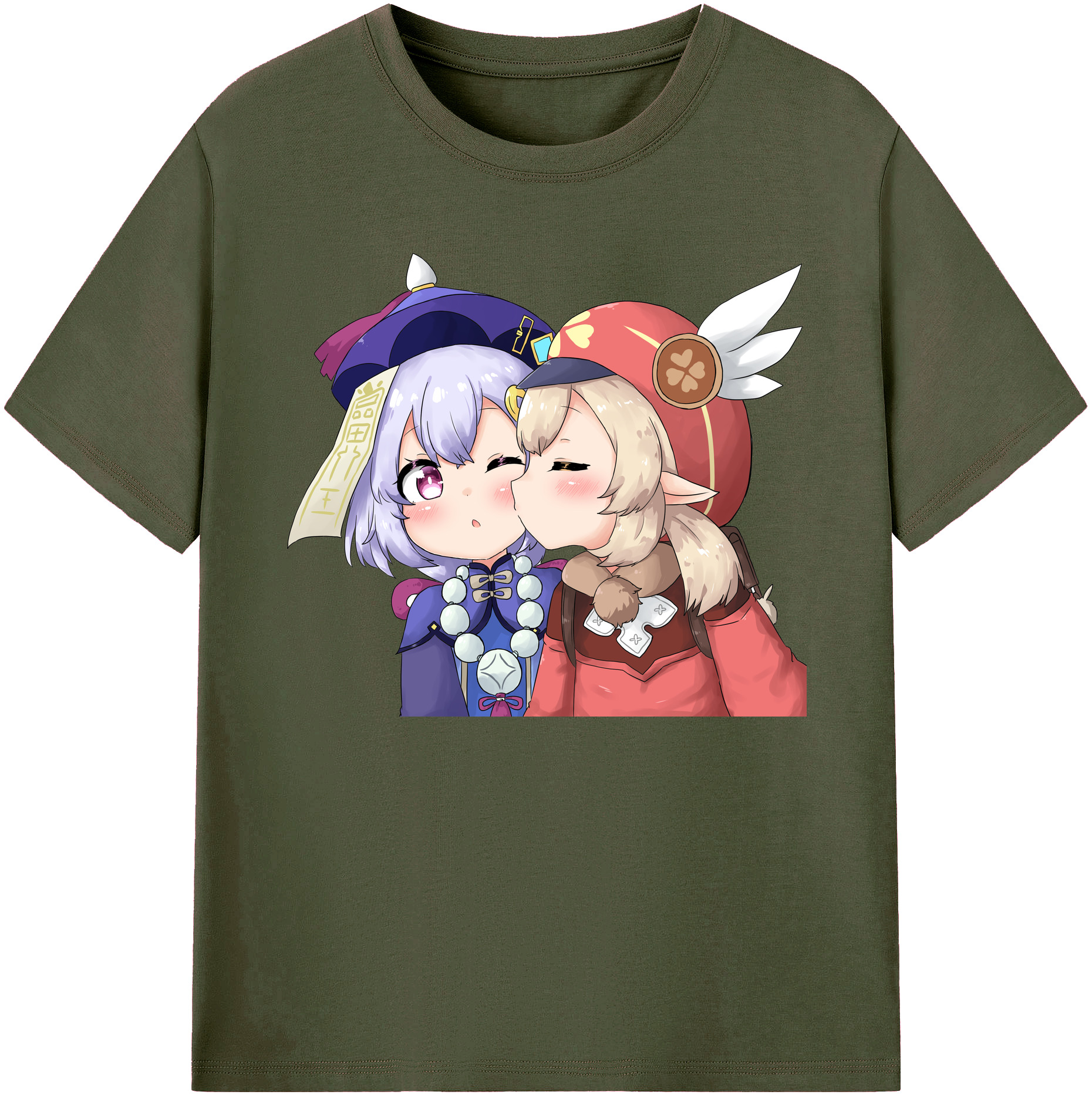 げんし神 七七 なな  genshin Nana 綿100％ メンズ半袖Tシャツ｜肌触りやわらか＆通気性